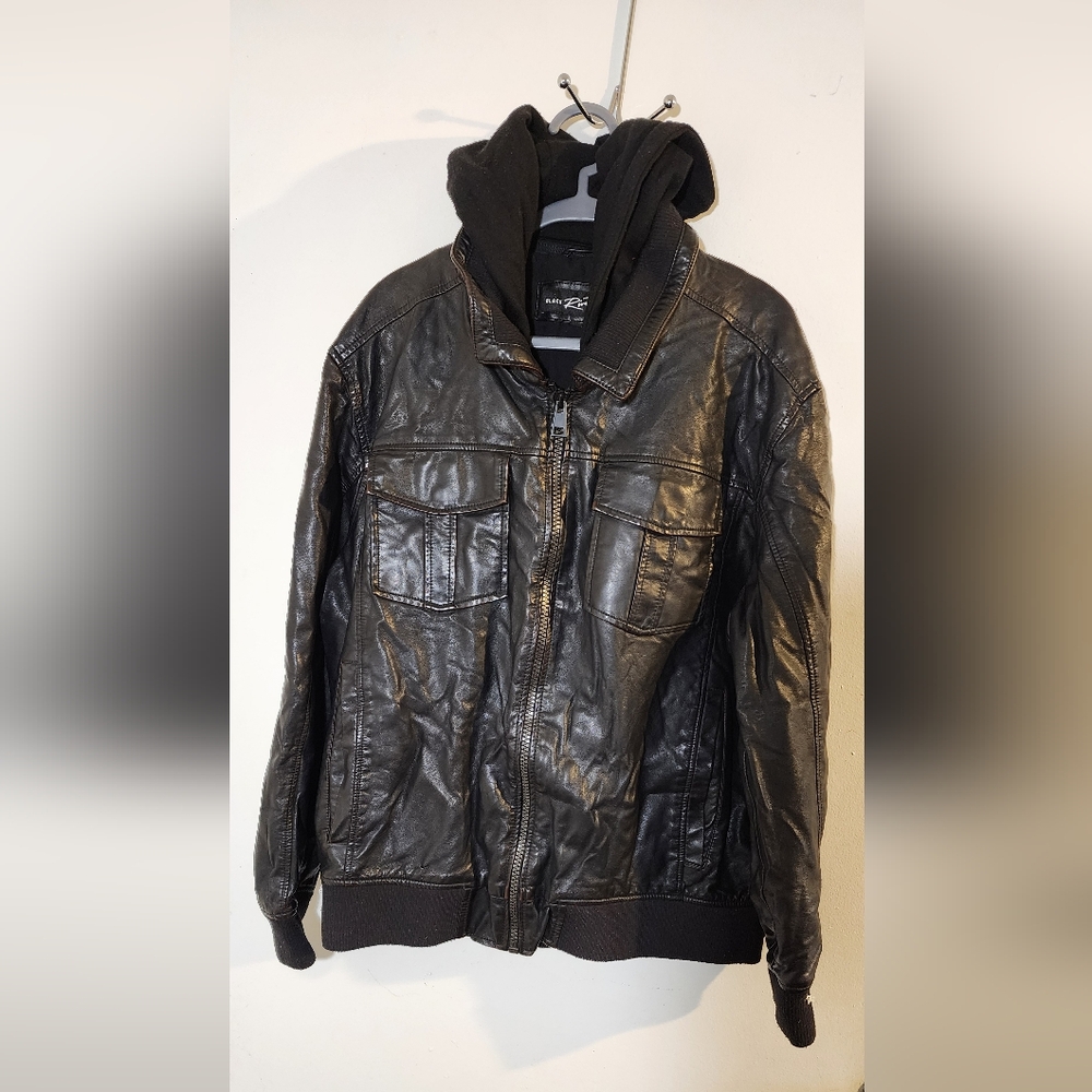 Black Rivet Jacket Men’s 2XL Black